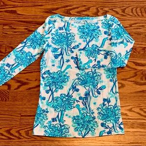 Lilly Pulitzer “Back It Up” Andie Top size xs